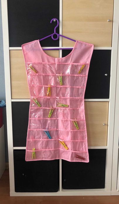 Organizer dwustronny różowy 80cmx40cm 15 zł