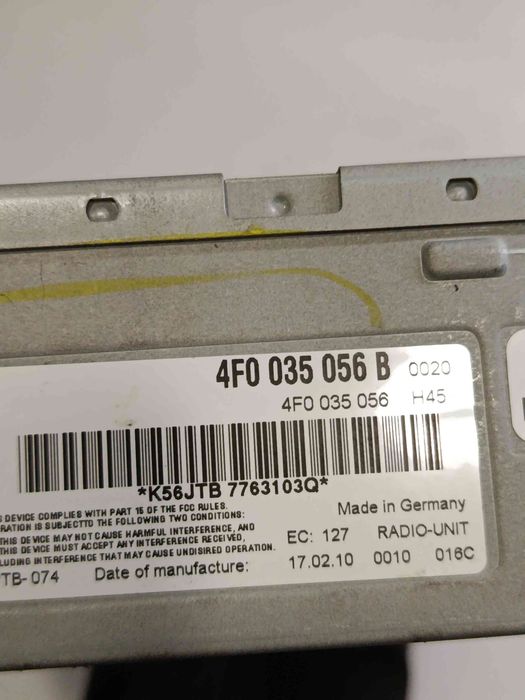 Rádio / auto-rádio AUDI A5 (8T3)