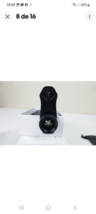 Kit de lentes de câmera para smartphone