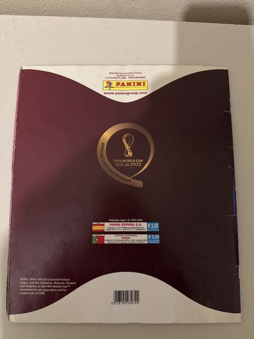 Caderneta fifa World cup Qatar 2022