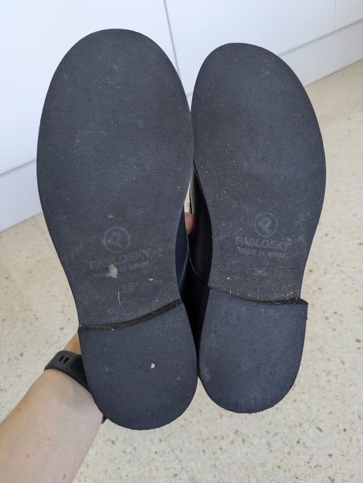 Sapatos Pablosky cerimónia, azuis escuros, tamanho 36