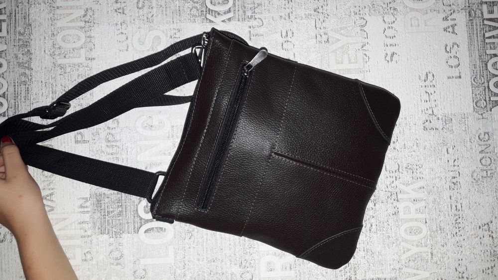 Мужская кожаная сумка Новая