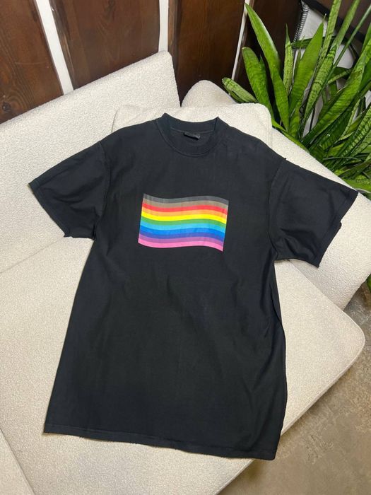 Футболка Balenciaga! Oversize! Розпродаж люксових речей! Знижки до 70%