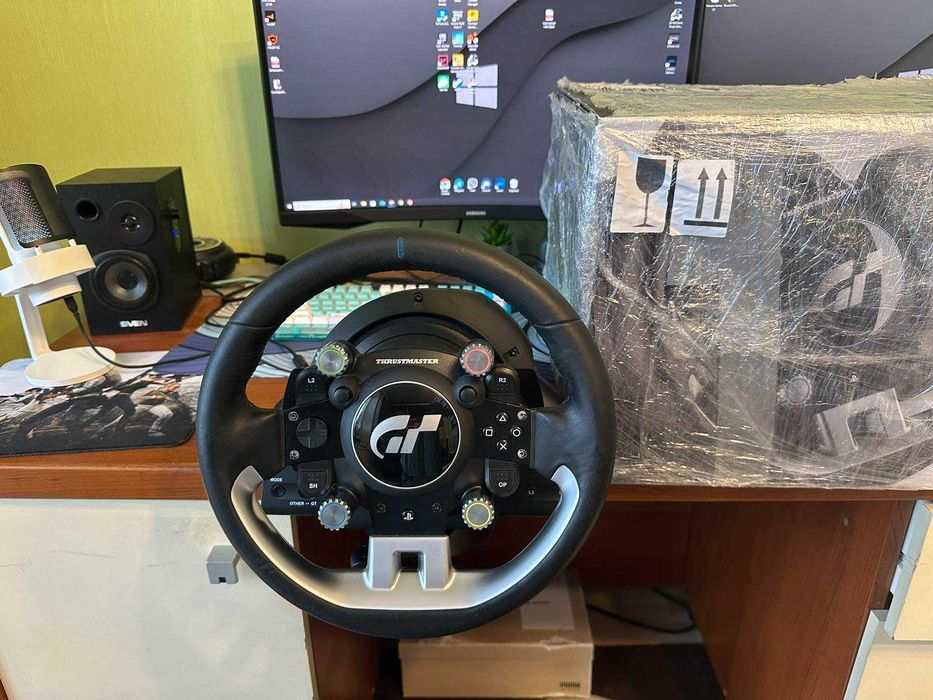 ЭКСКЛЮЗИВ! Топовый Игровой руль Thrustmaster T-GT. PC/PS3/PS4/PS5: 14 ...