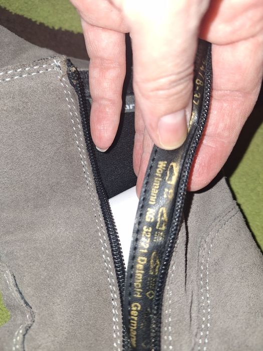 TAMARIS 40 skórka botki szare kozaczki