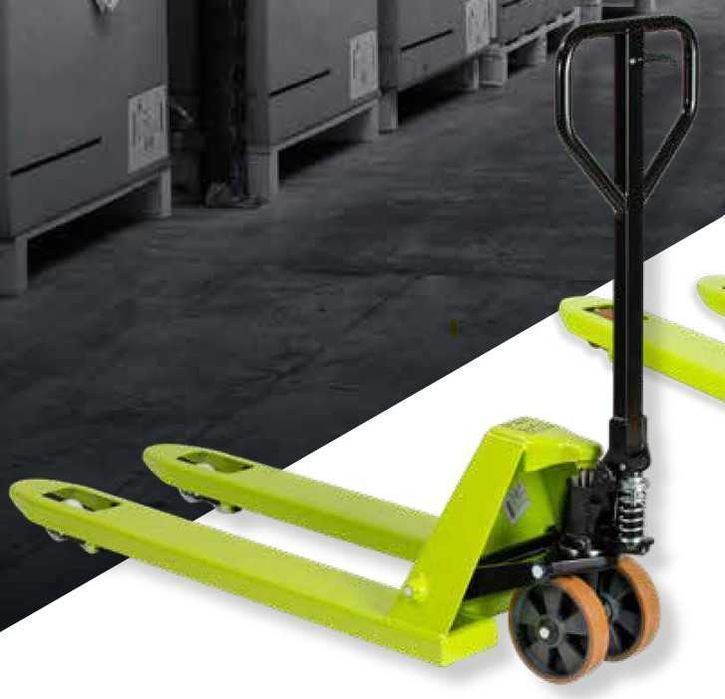 Porta-paletes monta-cargas manual hidráulico PRAMAC capac. 2500 kg