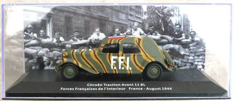 Citroen Front Ttaction 11 BL FORCE FRANCE 1944 scale 1/43 - Diecast -