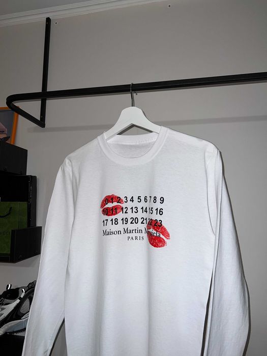 Лонгслів Maison Margiela (білого кольору)