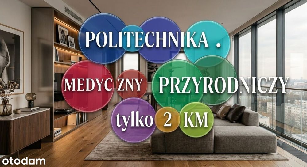 Politechnika, Medyczny, Przyrodniczy 2-pokoje Nowe