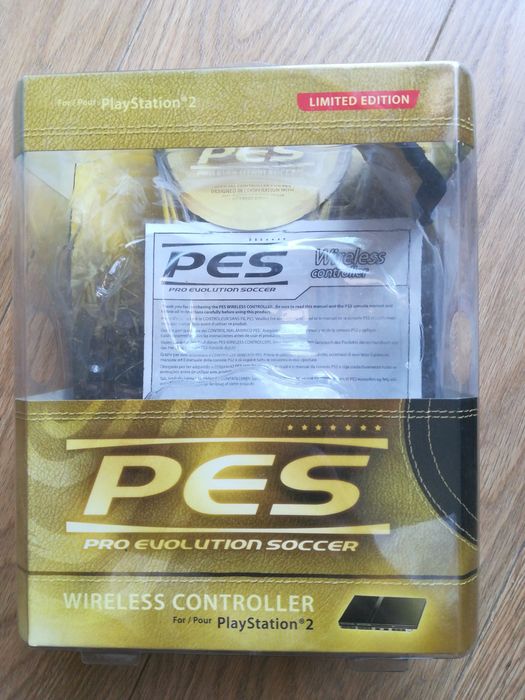 Comando PS2 sem-fios edição especial PES oficial