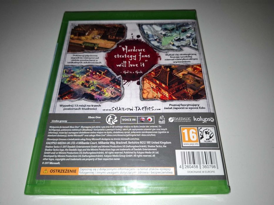 Shadow Tactics [Nowa] [Polskie Wydanie] Xbox One