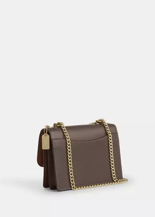 Сумка жіноча оригінальна Coach Mini Klare Crossbody Bag Dark Stone