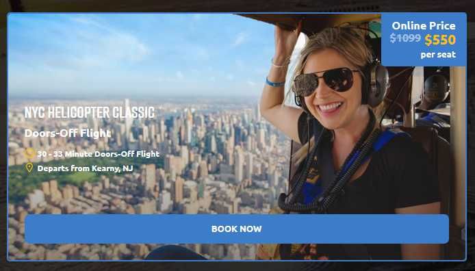 Voucher FlyNYON - Nowy Jork - NYC HELICOPTER doors-on/off