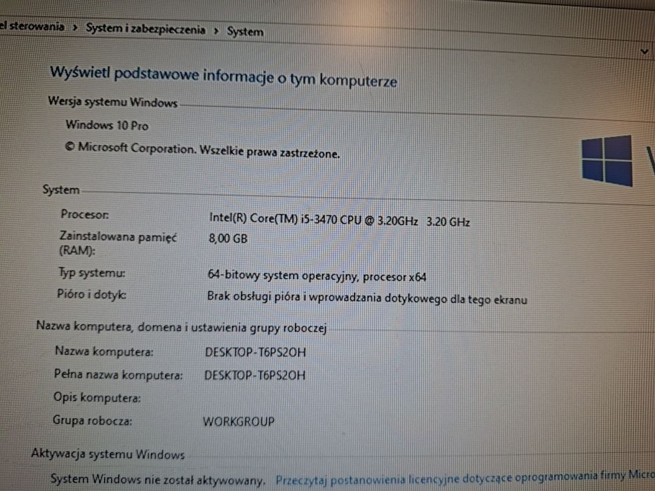 Komputer stacjonarny Intel Quad Core GT640 SSD HDD