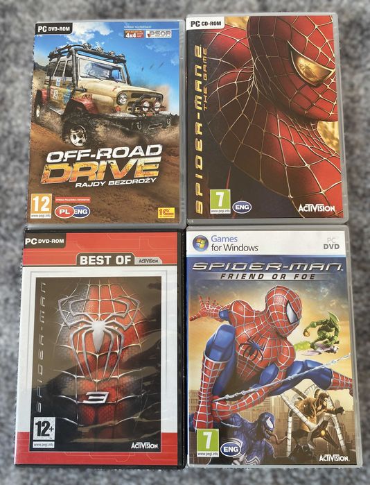 Zestaw gier PC: Kolekcja Spider-Man, Dodatki Sims 3, Lego, Klasyki
