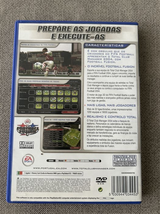 Jogo Total Club Manager 2004 PS2