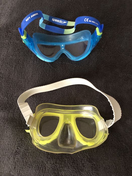 Kask Decathlon, B’TWIN 52-56 cm. + okulary do pływania SPEEDO