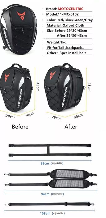 Mochila / Mala para /Mota / Moto Impermeável ( NOVA )