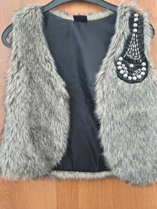 Kamizelka futrzana damska