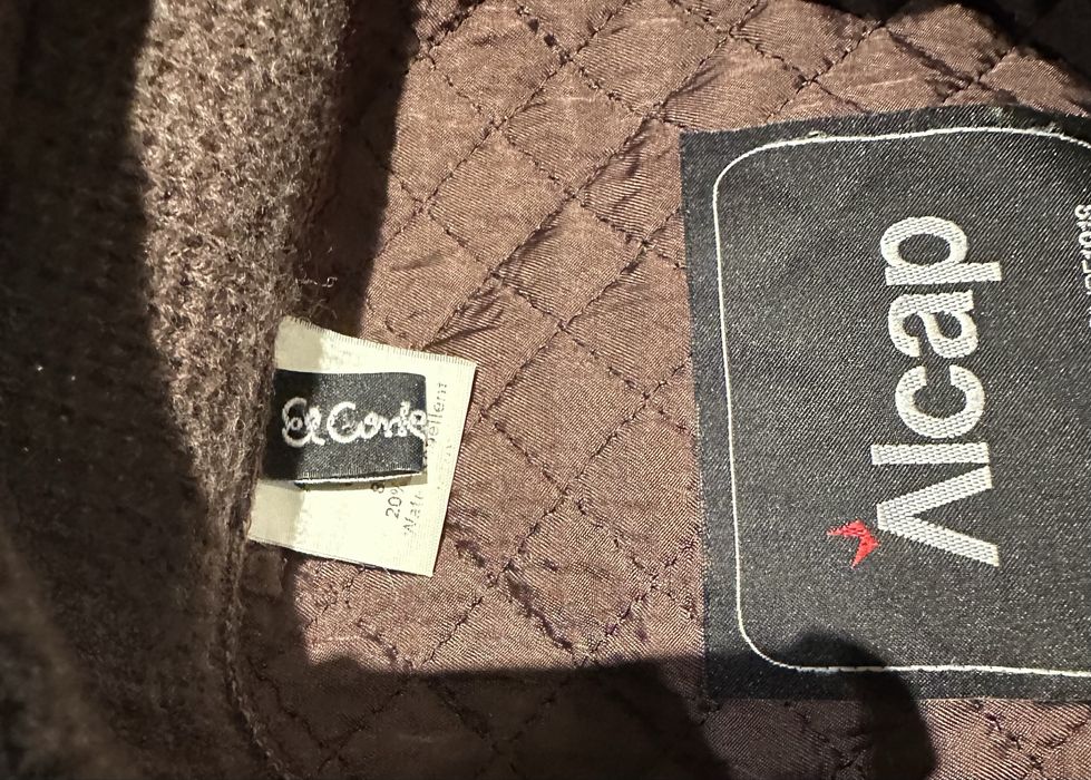 Boina/Boné de lã em estilo Inglés do El corte Inglés