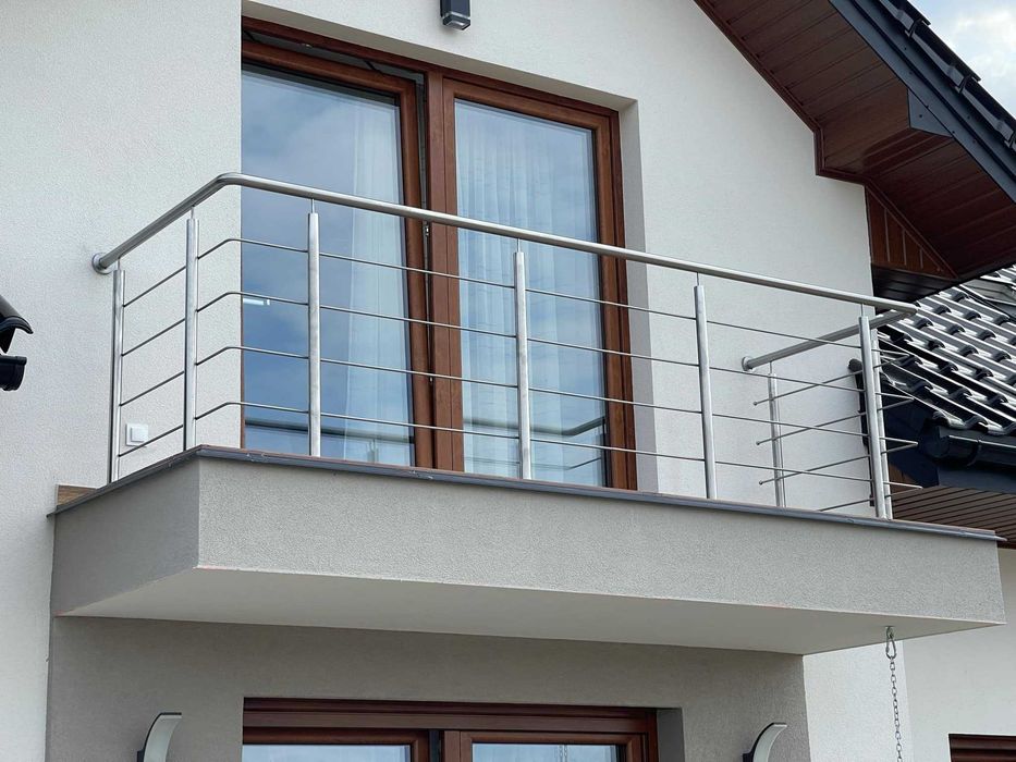 Balustrady nierdzewne zabezpieczenia okienne