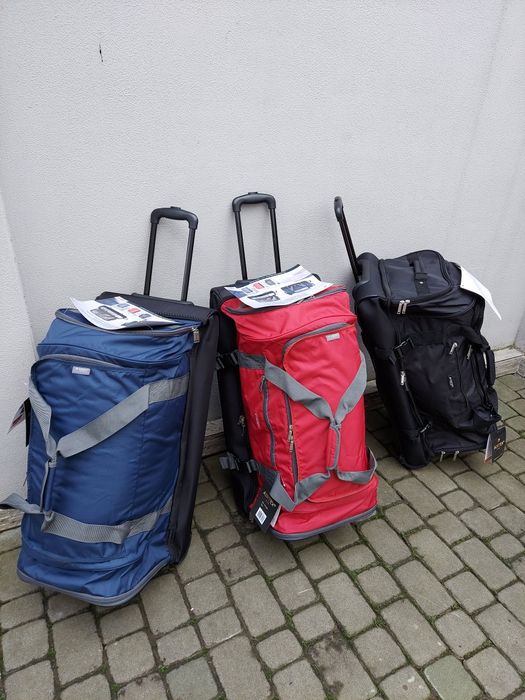 Велика сумка на колесах Розмір L AIRTEX 819 Франція валізи чемоданы