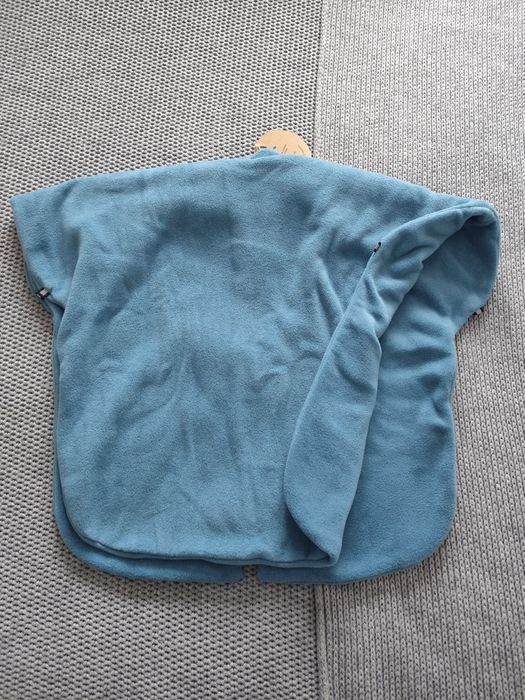 Ponczo Patulove Basic niebieskie