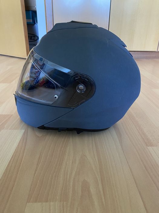 Capacete modular HJC i90 Cinza