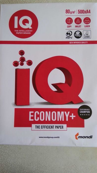 Бумага офисная 500× А4.