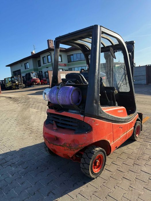 wózek widłowy LINDE H16T-02 1600kg Triplex 4.60m silnik VW LPG przesuw