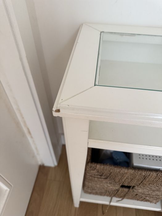 Mesa aparador branca do IKEA