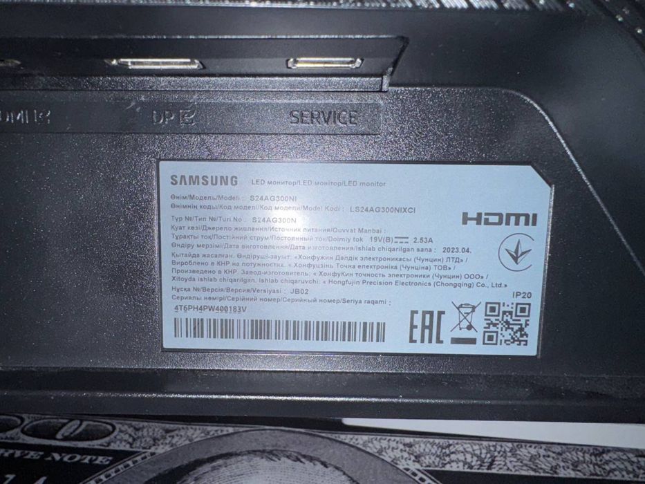 Монитор Samsung 24" Odyssey G3 S24AG300NI