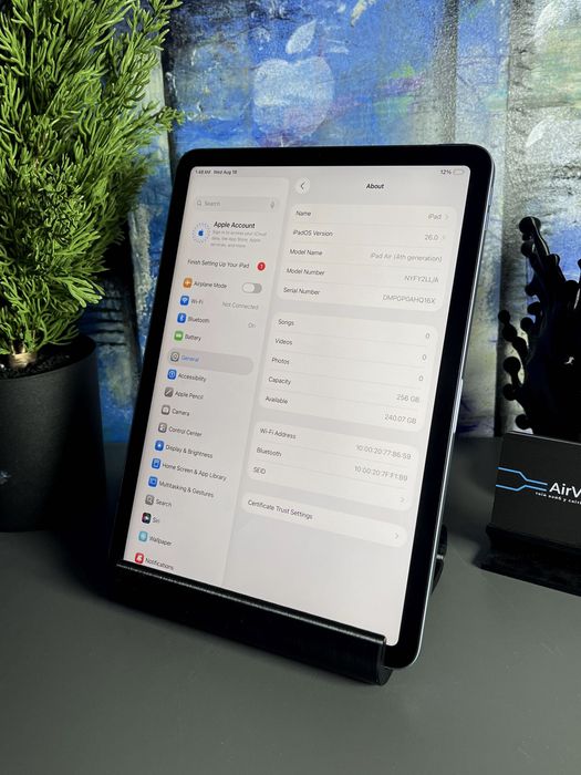 iPad Air 4gen 256 GB 2020 Wi-Fi Гарний стан! / Магазин/ Гарантія 3 місяці / Обмін