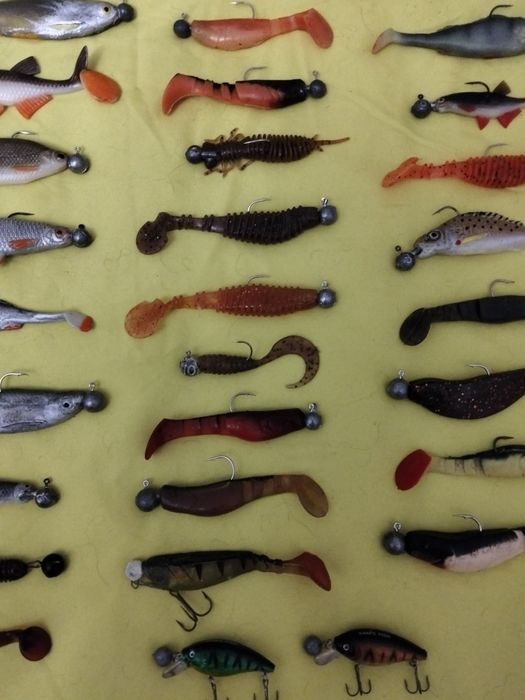 Силіконові приманки. 95%нові