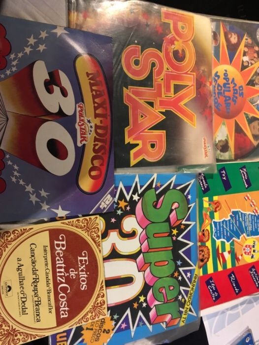 Colecção lote 6 discos vinil 5 LP + Single, Cândida Branca Flor