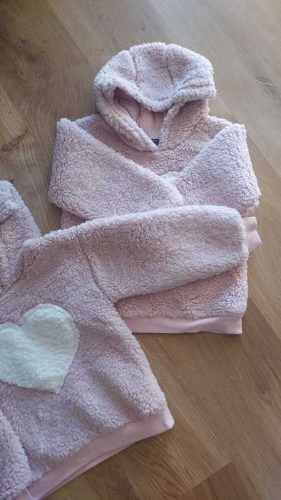 2 x nowa bluza polarowa miś bliźniaczki