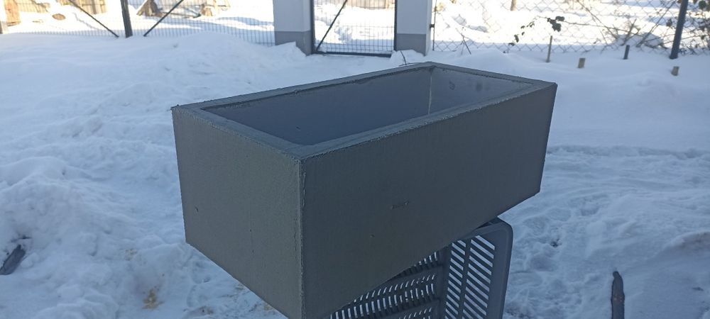 Donice termo, styropianowe.