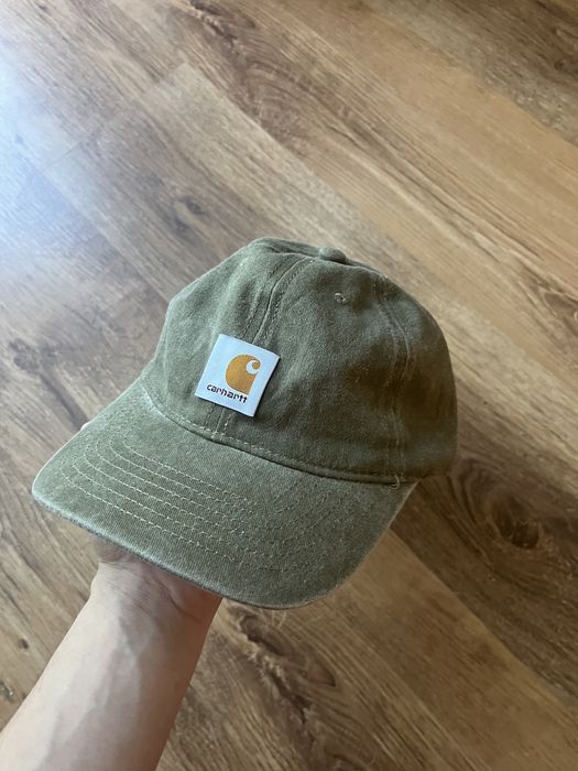 Khaki czapka z daszkiem carhartt vintage