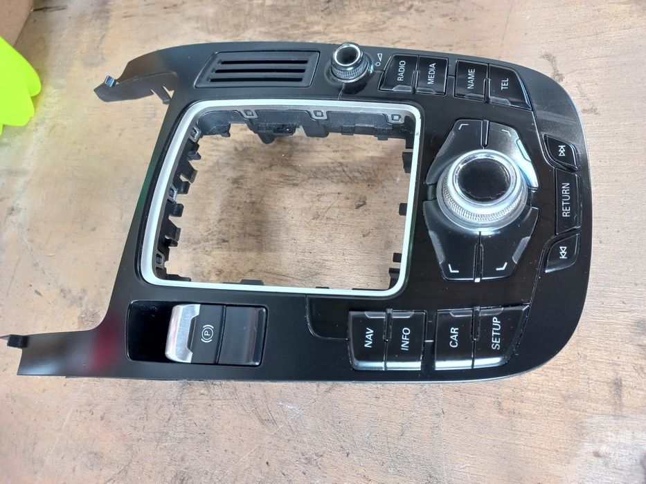 Panel mmi przełączniki radia audi a4 b8 a5 pokrętło