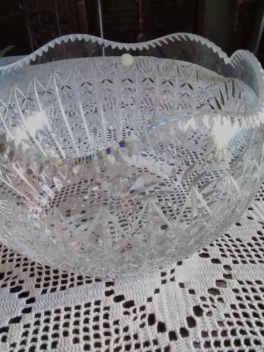 Grande taça em Cristal da Stephans