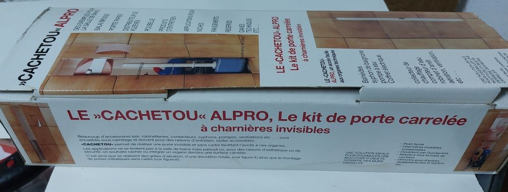 KIT ALPRO - PORTA DE AZULEJO com articulação