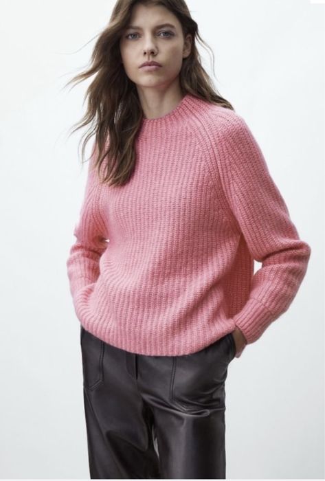 Светр Massimo Dutti рожевий