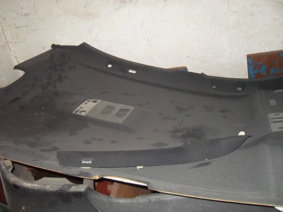 Bmw e60 czarna podsufitka wraz z daszkami i słupkami