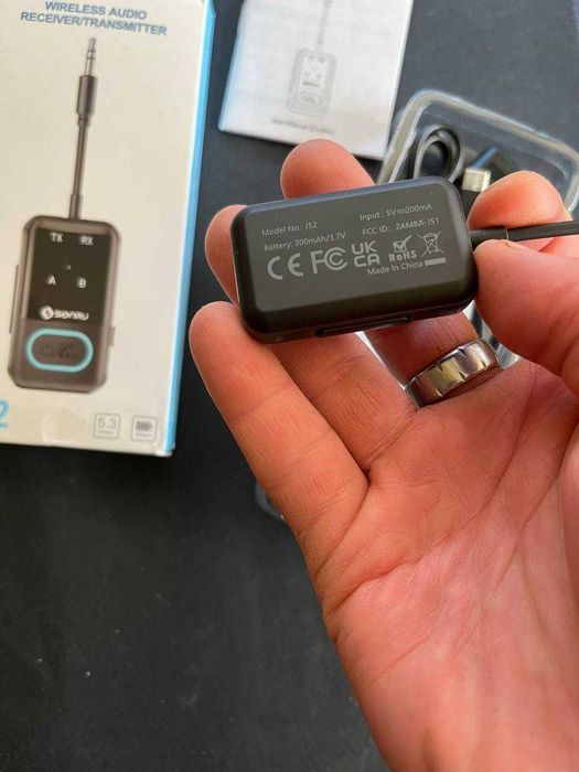 SONRU J52 Bluetooth 5.3 | Аудіоприймач / передавач AUX | TX RX