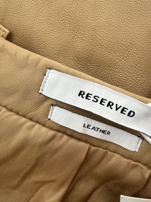 Reserved spódica z owczej skóry S