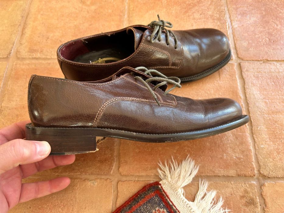 Classic handmade British leather men's shoes