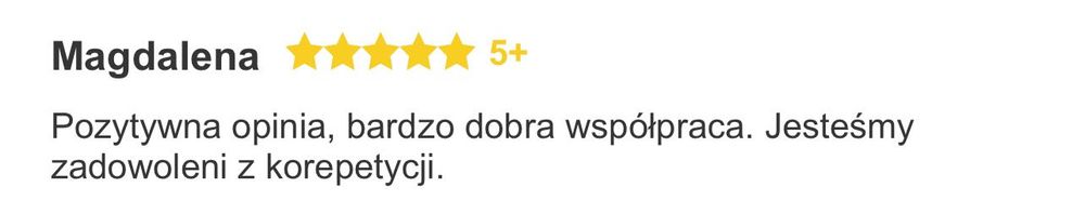 ANGIELSKI z dojazdem i online / korepetycje