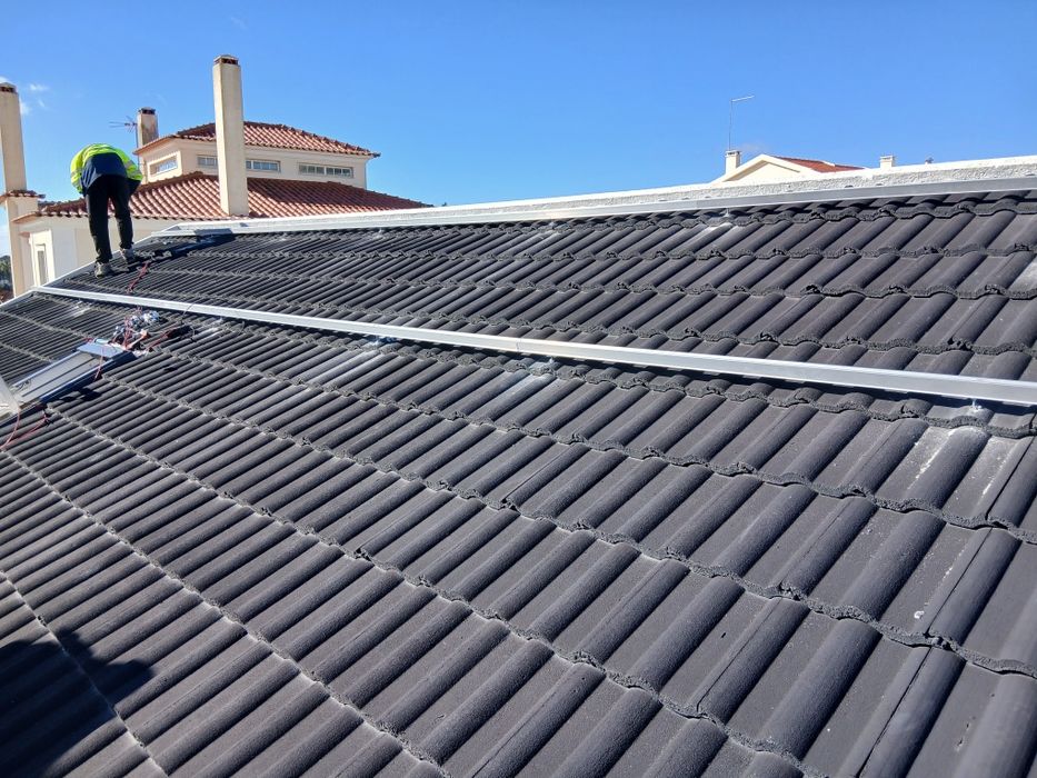 Instalação  painéis fotovoltaicos