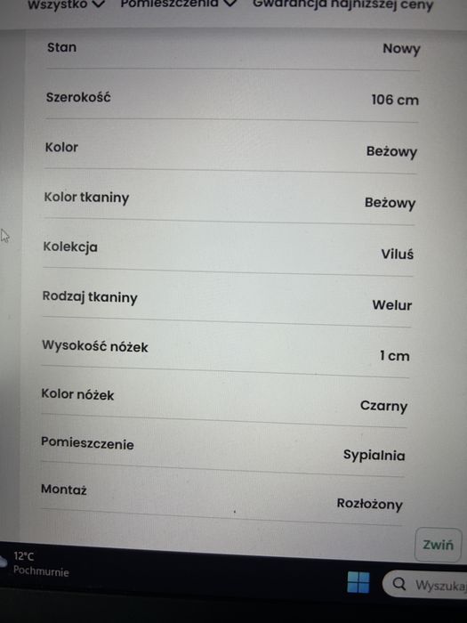 Sofa rozkladana Viluś