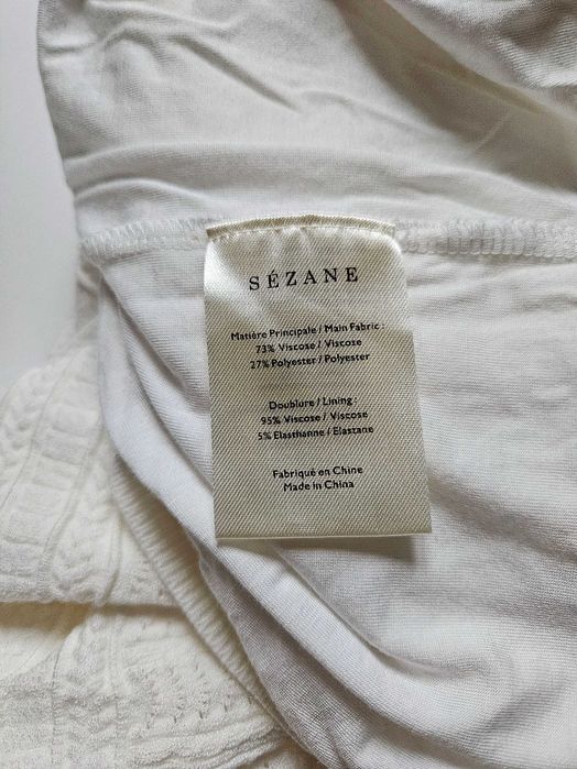 Неймовірна жіноча сукня sezane оригінал, міді сукня кроше sezane